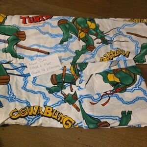 Teenage Mutant Ninja Turtles Twin Sheets- Flat & Fitted NEW -Vintage